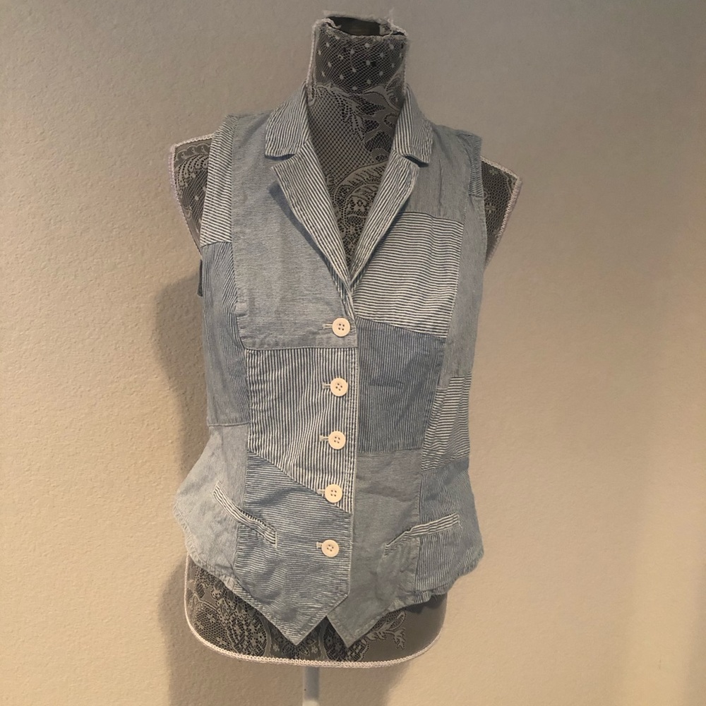 Vintage Ralph Lauren Jeans Co chambray/denim vest